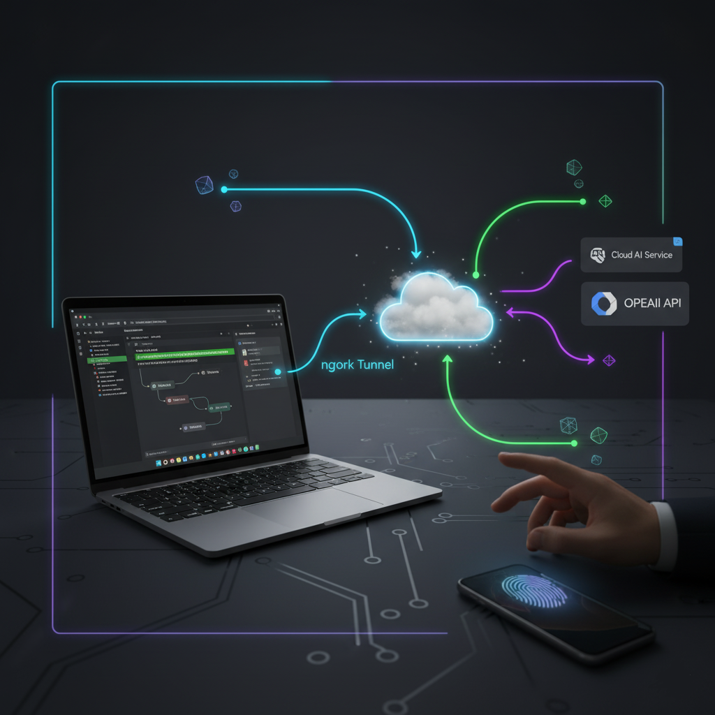 n8n and ngrok for AI Automation